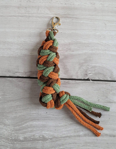 Keppihevosen riimunaru - pistachio/brown/ terracotta
