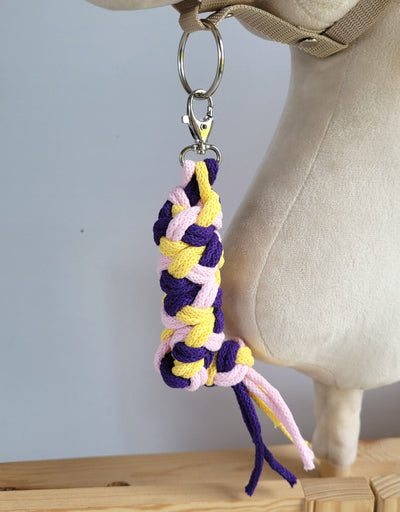 Keppihevosen riimunaru - light pink/dark purple/yellow