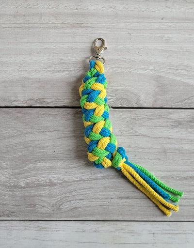 Keppihevosen riimunaru - yellow/ turquoise/ light green