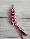 Keppihevosen riimunaru - light pink/dark pink/maroon