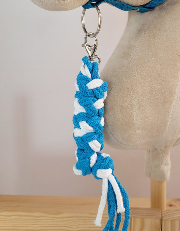 Super Hobby Horse - Hobby Horse -riimunnaru kaksinkertaisesta nyöristä valkoinen-turkoosi