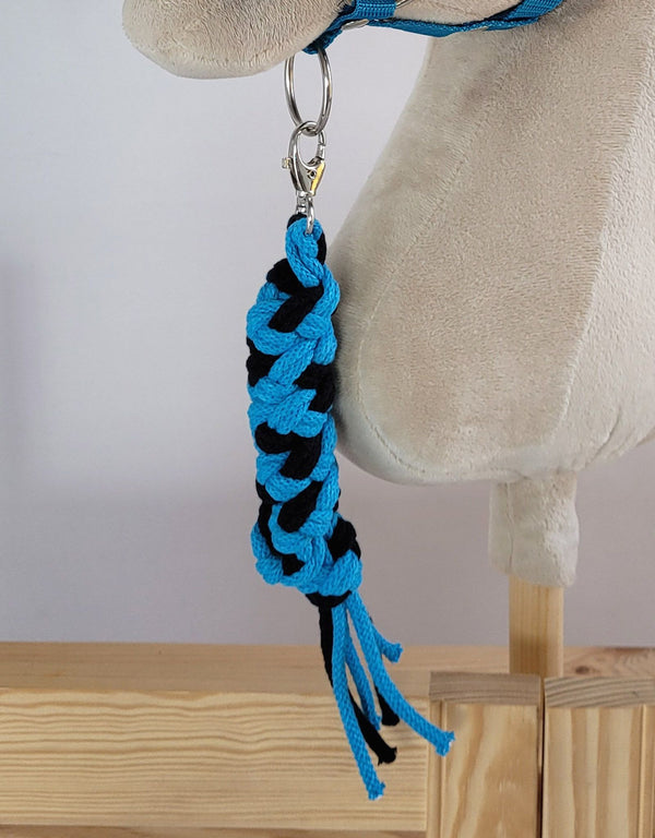 Super Hobby Horse - Hobby Horse -riimunnaru kaksinkertaista nyöriä, musta-turkoosi