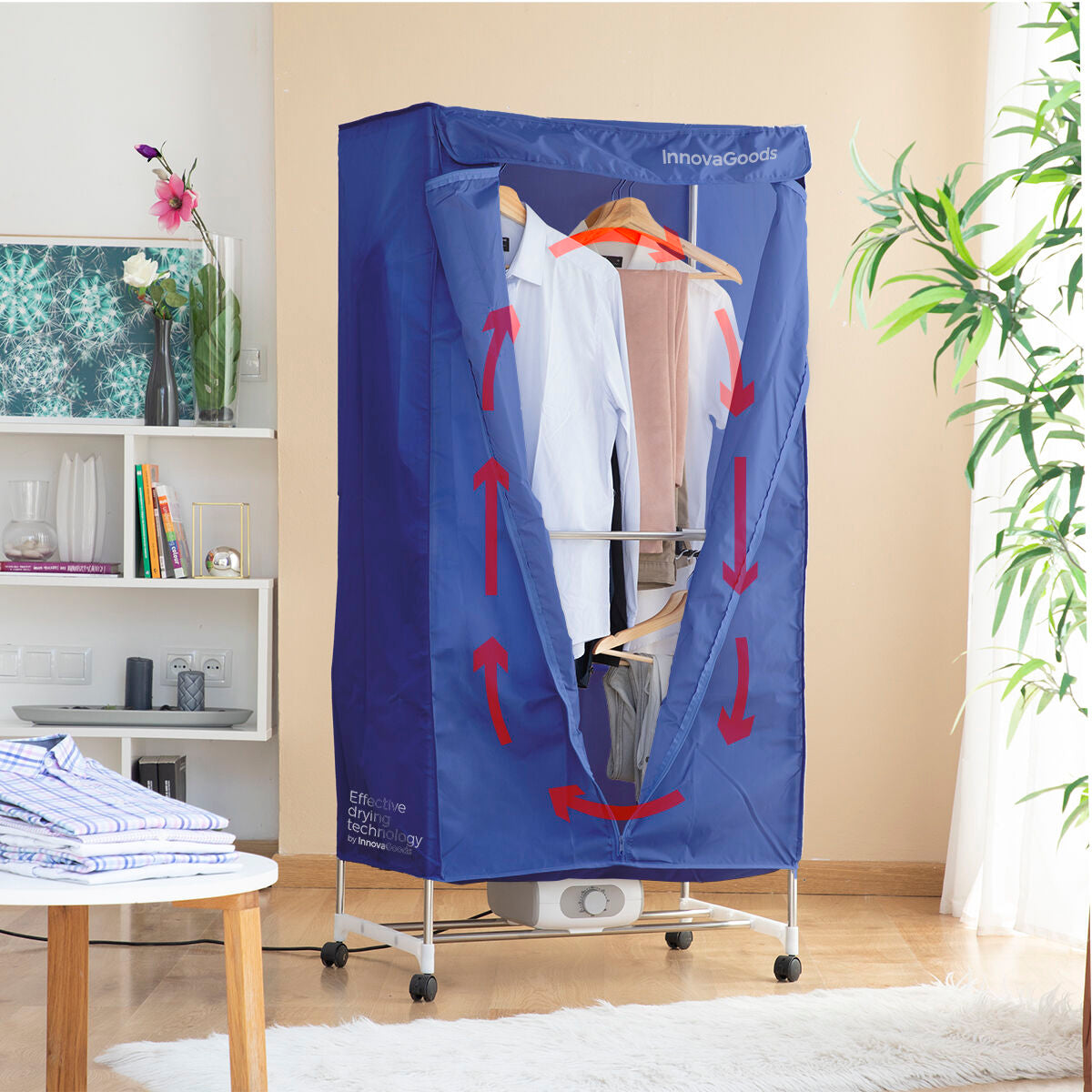 Kannettava Vaatekuivaaja Dupledry Blue 1200W