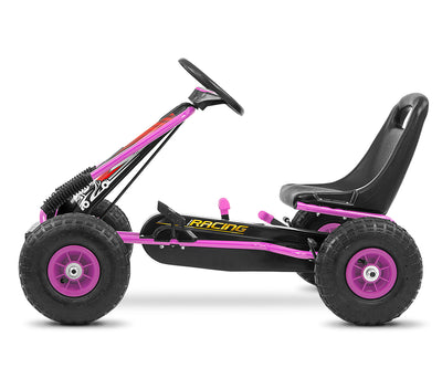 Vaaleanpunainen Karting lasten polkuauto - Thor - Vuodevaatteet.fi