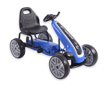 Vaaleanpunainen Karting polkuauto lapselle - Power - Vuodevaatteet.fi