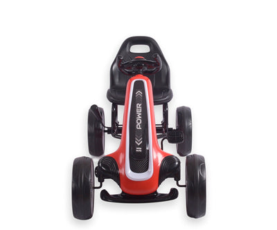 Vaaleanpunainen Karting polkuauto lapselle - Power - Vuodevaatteet.fi