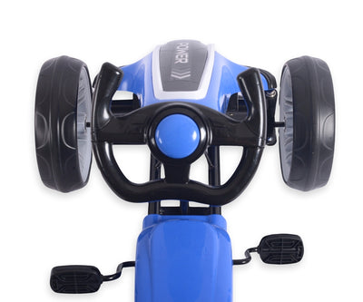 Vaaleanpunainen Karting polkuauto lapselle - Power - Vuodevaatteet.fi