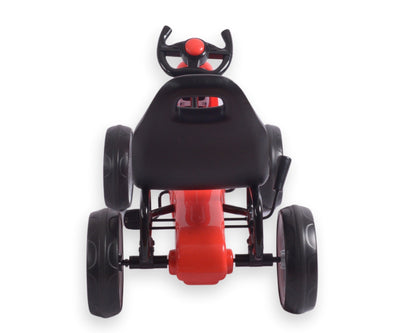 Vaaleanpunainen Karting polkuauto lapselle - Power - Vuodevaatteet.fi