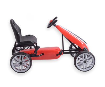 Vaaleanpunainen Karting polkuauto lapselle - Power - Vuodevaatteet.fi