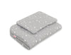 Vaauvan Peitto Ja Tyyny - Newborn - 75X100cm - Mini Stars White