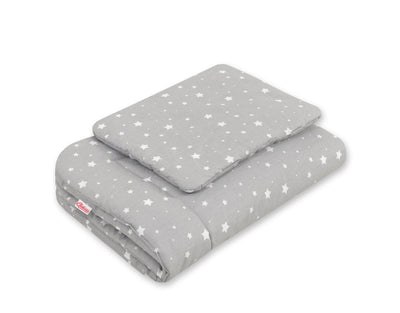 Vaauvan Peitto Ja Tyyny - Newborn - 75X100cm - Mini Stars White