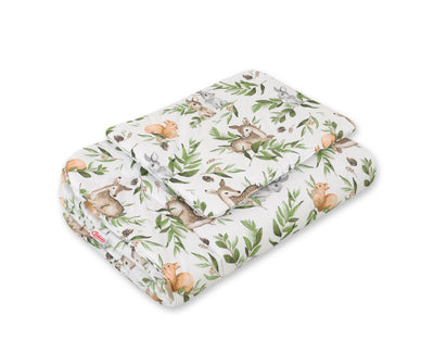Vaauvan Peitto Ja Tyyny - Newborn - 75X100cm - Woodland Green
