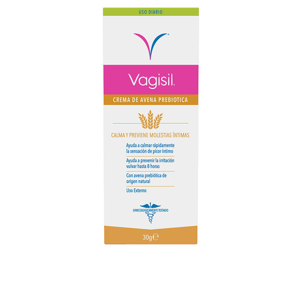 Vagisil Daily cream 2 in 1 prebioottinen kaurapuuro 30 gr | Vuodevaatteet.fi