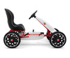 Valkoinen Karting polkuauto lapselle - Abarth - Vuodevaatteet.fi