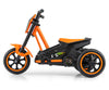 Valkoinen Karting polkuauto lapselle - Rider - Vuodevaatteet.fi