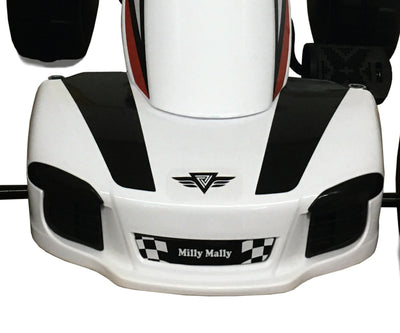 Valkoinen Karting polkuauto lapselle - Viper - Vuodevaatteet.fi