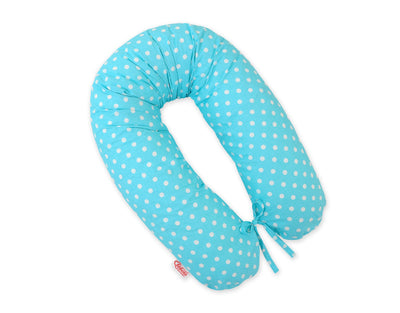 Vartalotyyny / Raskaustyyny - White Polka Dots On Turquoise