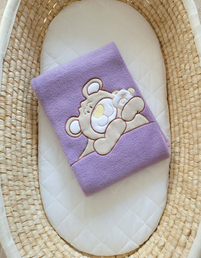 Fleece Viltti Vauvalle - Teddy Bear Barnaba Lilac