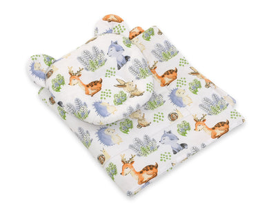 Vauvan Peitto Ja Tyyny - Puuvilla - Teddy Bear - Forest Adventure
