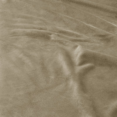 Taupe sametti pussilakanasetti Velvet Ruffles