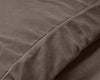 Taupe sametti pussilakanasetti Velvet Uni