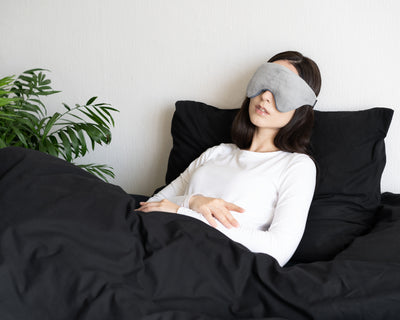Verzwaard Slaapmasker - Minky Fleece Antrasiitti - Vuodevaatteet