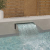 Vesiputous LED-valoilla 304 ruostumaton teräs 60x34x14 cm