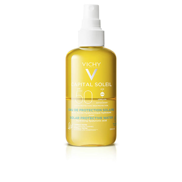 Vichy Capital Soleil Moisturizing Water Spf 50 200 Ml | Vuodevaatteet.fi