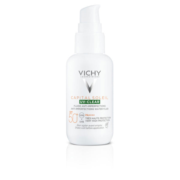 Vichy Capital Soleil Uv Clear Daily Photoprotective Fluid Spf50+ 40 Ml | Vuodevaatteet.fi