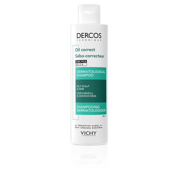 Vichy Dercos sebum control shampoo rasvoittuville hiuksille 200 ml | Vuodevaatteet.fi