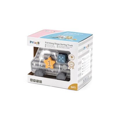 Viga 44041 Polarb-autko 2-in-1 -vetolelu ja lajittelulelu.