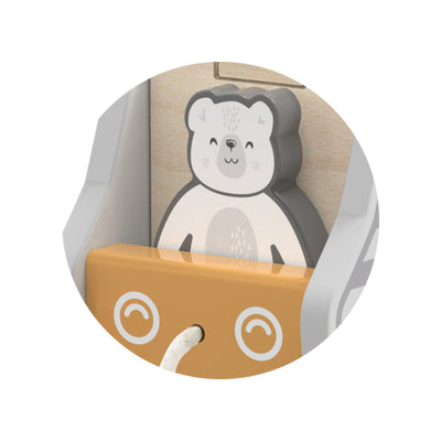 Viga 44041 Polarb-autokuljetus- ja lajittelulelu.