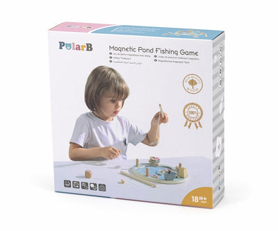 Viga 44080 Polar Bear -magneettikalastuspeli, harmaa.