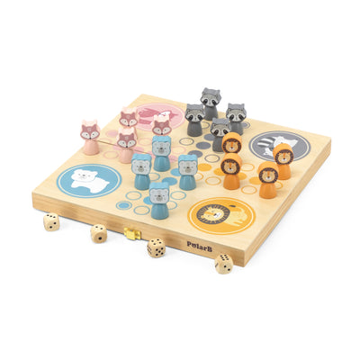 Viga 44092 Polar Bear -niminen kiinalainen ludo-peli. Peli sisältää harmaan ja valkoisen värin.