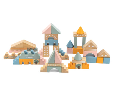 Lego Cityn rakennussarja, jossa rakennetaan kaupunkia.