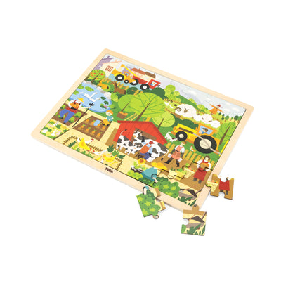 Viga 44588 -pulmapeli, 48 palaa, maatilan teema.