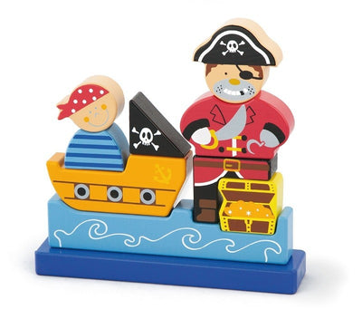 Pirate-teemainen 3D-pulmapeli, jossa magneettiset palat.