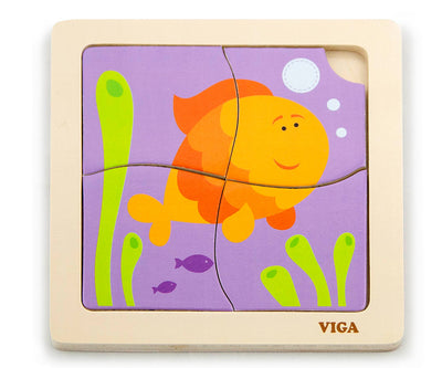 Viga 50144 Handy Flat -pulmapeli, kalakuvioinen.