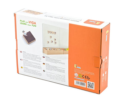 Viga 50590 - Zestaw magnetycznych literek, 40 elementow