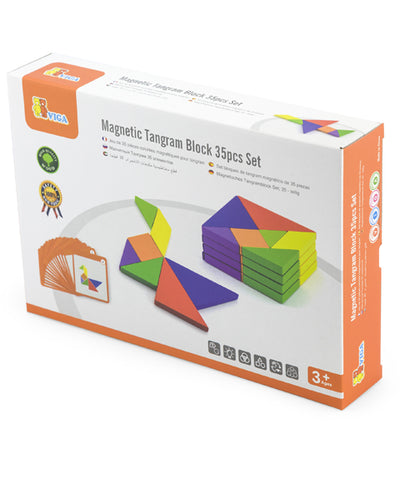 Viga 50643 -magneettinen Tangram-palapeli.