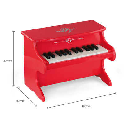 Punainen ensimmäinen piano lapselle.