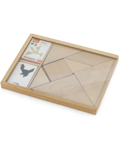 Viga 56301 -puinen tangram-palapeli.