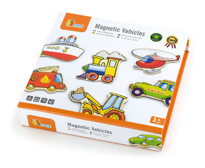 Kuvassa on 20 osaa sisältävä Viga 58924VG magneettinen ajoneuvosetti.