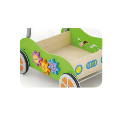 Viga 59853 aktiviteettikärry, jossa on erilaisia leluja lapselle aktiviteetteihin.