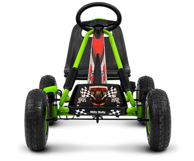 Vihreä Karting lasten polkuauto - Thor - Vuodevaatteet.fi