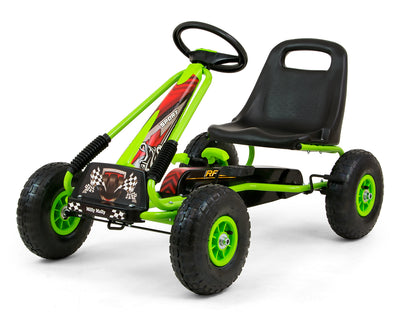 Vihreä Karting lasten polkuauto - Thor - Vuodevaatteet.fi