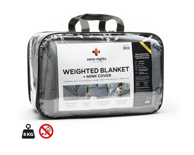 Weighted Blanket 7KG + Minky Cover (15020619) - Vuodevaatteet