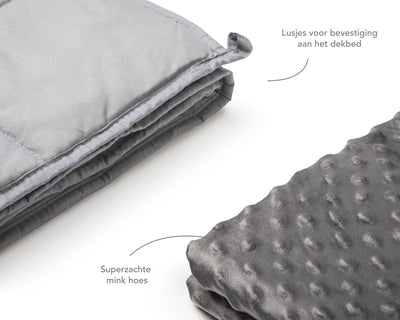Weighted Blanket 7KG + Minky Cover (15020619) - Vuodevaatteet