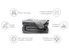 Weighted Blanket 7KG + Minky Cover (15020619) - Vuodevaatteet