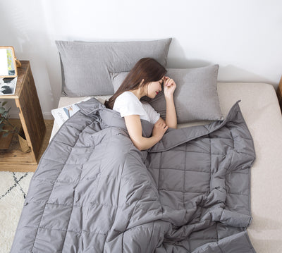 Weighted Blanket 7KG + Minky Cover (15020619) - Vuodevaatteet